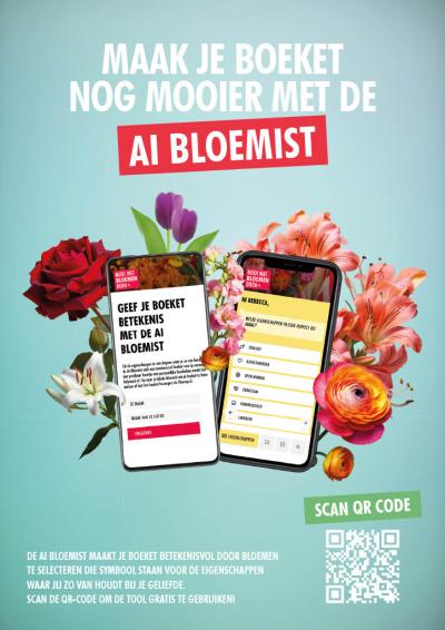 Valentijnsdag 2024 - Maak je boeket nog mooier met de AI Bloemist