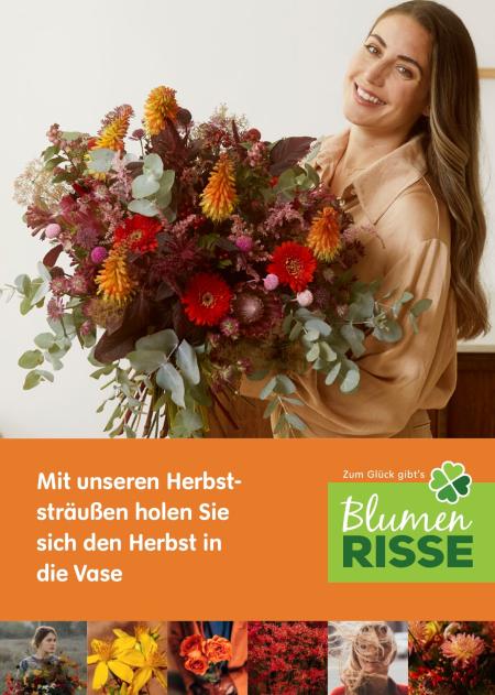 Kampagne für Herbststräuße bei Blumen Risse